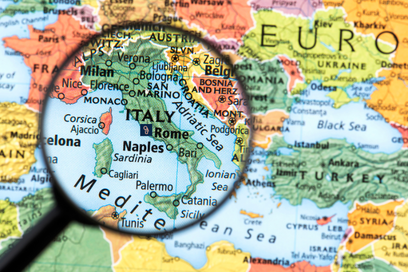 Italy map